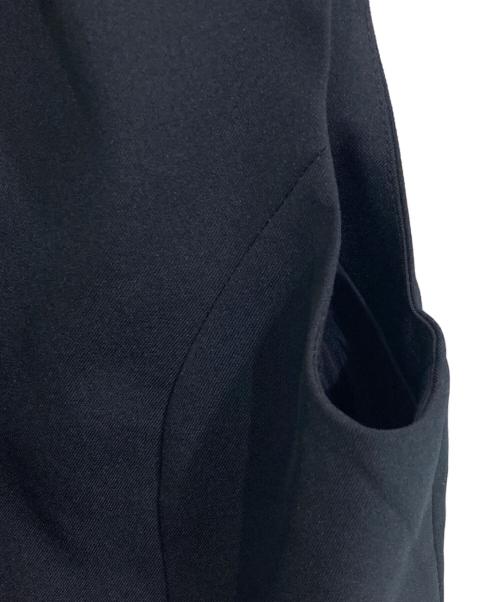 RUIRUE BOUTIQUE（ルイルエブティック）RUIRUE BOUTIQUE (ルイルエブティック) ピークドラペルジャケット＆ペプラムジレ＆タックワイドパンツセット ネイビー サイズ:Lの古着・服飾アイテム