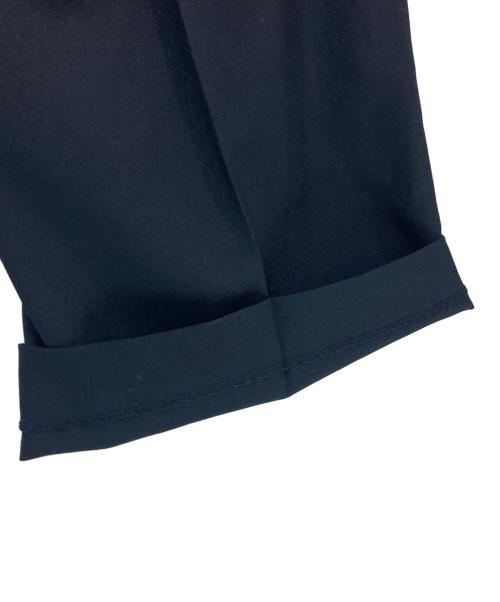 RUIRUE BOUTIQUE（ルイルエブティック）RUIRUE BOUTIQUE (ルイルエブティック) ピークドラペルジャケット＆ペプラムジレ＆タックワイドパンツセット ネイビー サイズ:Lの古着・服飾アイテム