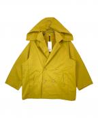 moussy×DECENTマウジー×デサント）の古着「OVER SHORT TRENCH」｜イエロー