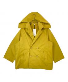 moussy×DECENT（マウジー×デサント）の古着「OVER SHORT TRENCH」｜イエロー