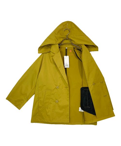 moussy（マウジー）moussy (マウジー) DECENT (デサント) OVER SHORT TRENCH イエロー サイズ:FREE 未使用品の古着・服飾アイテム