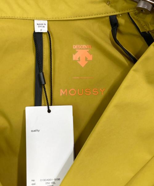 moussy（マウジー）moussy (マウジー) DECENT (デサント) OVER SHORT TRENCH イエロー サイズ:FREE 未使用品の古着・服飾アイテム