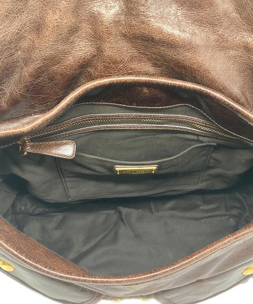 MIU MIU（ミュウミュウ）MIU MIU (ミュウミュウ) マテラッセ2WAYワンショルダーバッグ ブラウンの古着・服飾アイテム