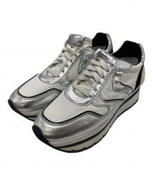 VOILE BLANCHE（ボイルブランシェ）の古着「MARAN POWER」｜ホワイト×シルバー