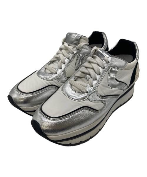 VOILE BLANCHE（ボイルブランシェ）VOILE BLANCHE (ボイルブランシェ) MARAN POWER ホワイト×シルバー サイズ:40の古着・服飾アイテム