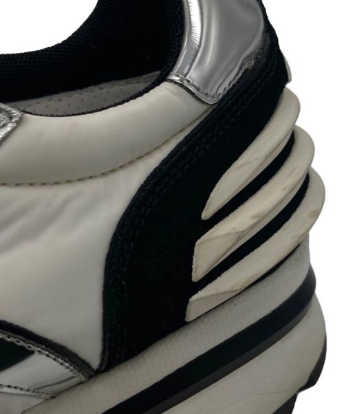 VOILE BLANCHE（ボイルブランシェ）VOILE BLANCHE (ボイルブランシェ) MARAN POWER ホワイト×シルバー サイズ:40の古着・服飾アイテム