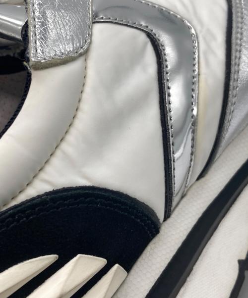 VOILE BLANCHE（ボイルブランシェ）VOILE BLANCHE (ボイルブランシェ) MARAN POWER ホワイト×シルバー サイズ:40の古着・服飾アイテム