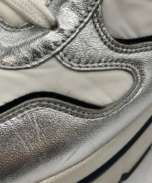 VOILE BLANCHE（ボイルブランシェ）VOILE BLANCHE (ボイルブランシェ) MARAN POWER ホワイト×シルバー サイズ:40の古着・服飾アイテム