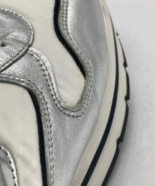 VOILE BLANCHE（ボイルブランシェ）VOILE BLANCHE (ボイルブランシェ) MARAN POWER ホワイト×シルバー サイズ:40の古着・服飾アイテム