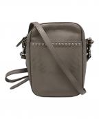 J&M DAVIDSONジェイ＆エム デヴィッドソン）の古着「PEBBLE MINI WITH STUDS」｜グレージュ