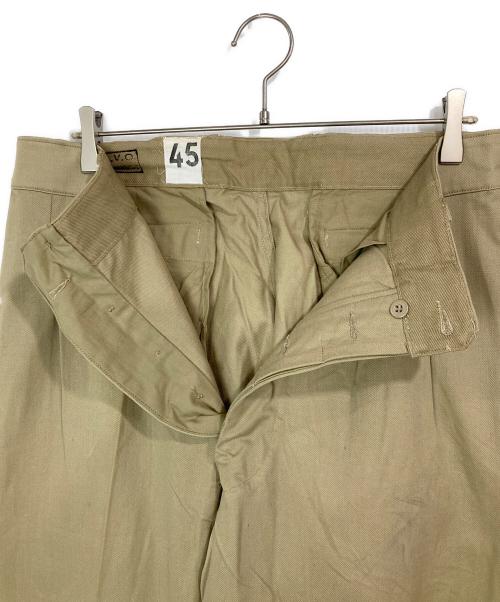 French Army（フランス軍）French Army (フランス軍) M52チノトラウザーズ ベージュ サイズ:SIZE 45の古着・服飾アイテム