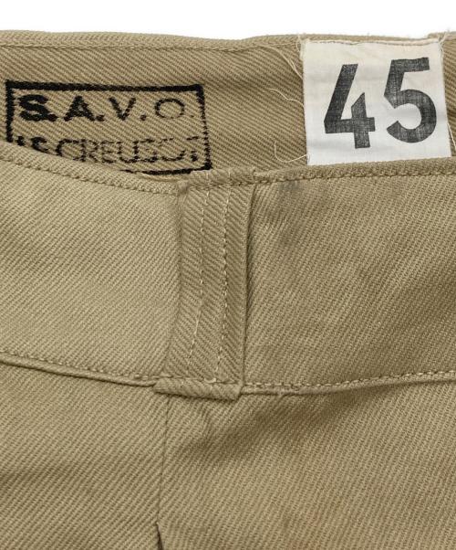 French Army（フランス軍）French Army (フランス軍) M52チノトラウザーズ ベージュ サイズ:SIZE 45の古着・服飾アイテム
