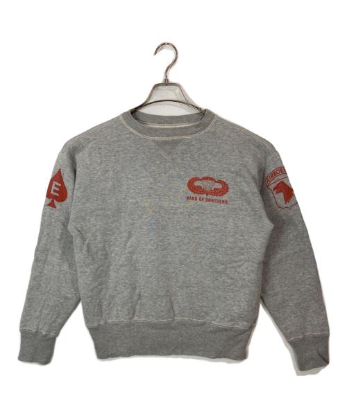 THE REAL McCOY'S（ザ・リアルマッコイズ）THE REAL McCOY'S (ザ・リアルマッコイズ) 前Ｖクルーネックスウェット グレー サイズ:Sの古着・服飾アイテム