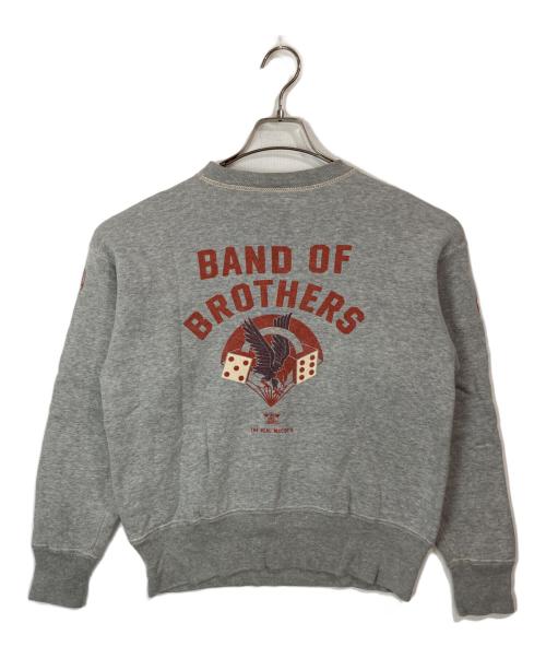 THE REAL McCOY'S（ザ・リアルマッコイズ）THE REAL McCOY'S (ザ・リアルマッコイズ) 前Ｖクルーネックスウェット グレー サイズ:Sの古着・服飾アイテム