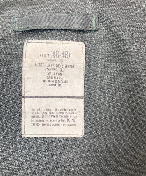 US ARMY（ユーエスアーミー）US ARMY (ユーエスアーミー) CWU-36/P フライトジャケット グリーン サイズ:XLの古着・服飾アイテム