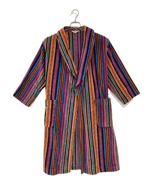 MISSONI HOME（ミッソーニ ホーム）MISSONI HOME (ミッソーニ ホーム) ジグザグ柄コットンパイル地ガウンコート　 マルチカラー サイズ:Sの古着・服飾アイテム