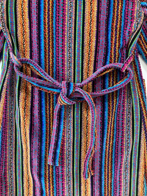 MISSONI HOME（ミッソーニ ホーム）MISSONI HOME (ミッソーニ ホーム) ジグザグ柄コットンパイル地ガウンコート　 マルチカラー サイズ:Sの古着・服飾アイテム