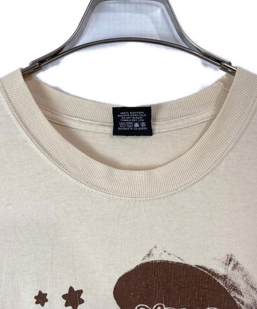 stussy（ステューシー）stussy (ステューシー) yokohama chapter プリントTシャツ ベージュ サイズ:Lの古着・服飾アイテム