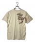 stussy (ステューシー) yokohama chapter プリントTシャツ ベージュ サイズ:L：7000円