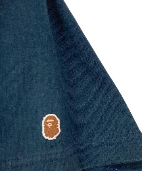 A BATHING APE（アベイシングエイプ）A BATHING APE (アベイシングエイプ) プリントTシャツ ネイビー サイズ:XLの古着・服飾アイテム