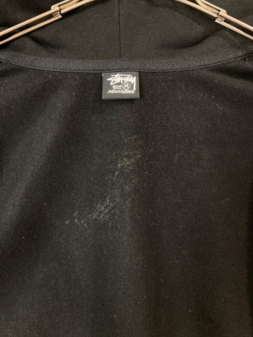 stussy（ステューシー）stussy (ステューシー) BUILT TOUGH ZIP HOODIE ブラック サイズ:Mの古着・服飾アイテム