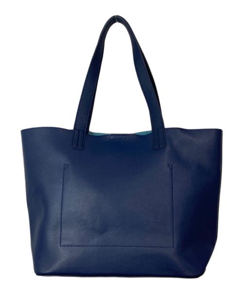 BARNEYS NEWYORK（バーニーズ・ニューヨーク）BARNEYS NEWYORK (バーニーズ・ニューヨーク) ロゴトートバッグ ネイビーの古着・服飾アイテム