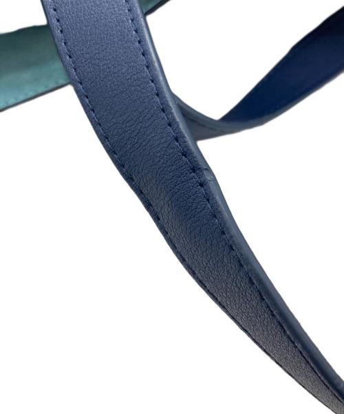 BARNEYS NEWYORK（バーニーズ・ニューヨーク）BARNEYS NEWYORK (バーニーズ・ニューヨーク) ロゴトートバッグ ネイビーの古着・服飾アイテム