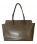 BARNEYS NEWYORK (バーニーズ・ニューヨーク) ショルダーフラップトートバッグ ブラウン×イエロー：8000円