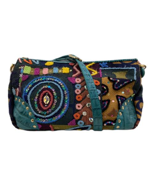 Think Bee!（シンクビー!）Think Bee! (シンクビー!) リッピ 2ウェイショルダーバッグ ブルーの古着・服飾アイテム