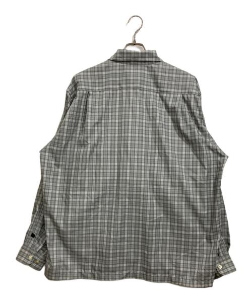 DAIWA PIER39（ダイワ ピア39）DAIWA PIER39 (ダイワ ピア39) TECH SPORTS OPEN COLLAR SHIRT L/S GREN PLAID グレー サイズ:Lの古着・服飾アイテム