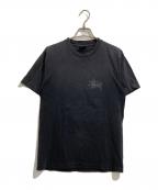 stussyステューシー）の古着「SSリンクドラゴンプリントTシャツ」｜ブラック