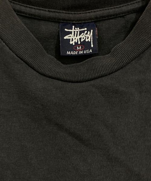 stussy（ステューシー）stussy (ステューシー) SSリンクドラゴンプリントTシャツ ブラック サイズ:Mの古着・服飾アイテム