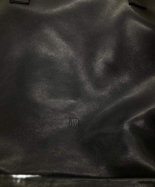 im product（アイムプロダクト）im product (アイムプロダクト) レザートートバッグ ブラックの古着・服飾アイテム
