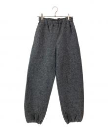 anuke（アンヌーク）の古着「ウールドローストリングパンツ」｜グレー