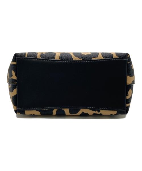 COACH（コーチ）COACH (コーチ) シティ ミニ トート バッグ・レオパード プリント ブラック×ベージュの古着・服飾アイテム