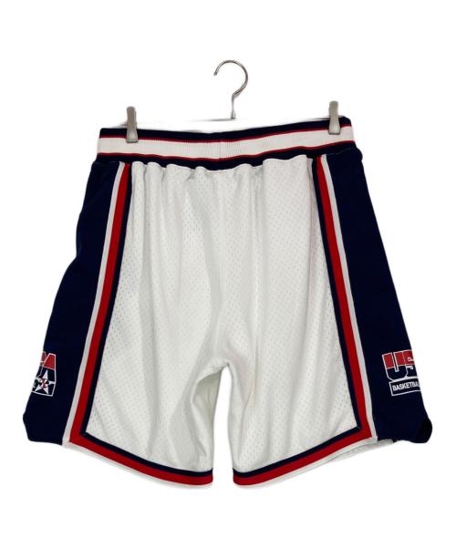 MITCHELL & NESS（ミッチェルアンドネス）MITCHELL & NESS (ミッチェルアンドネス) バスケットパンツ ホワイト サイズ:44の古着・服飾アイテム