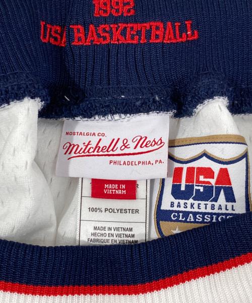 MITCHELL & NESS（ミッチェルアンドネス）MITCHELL & NESS (ミッチェルアンドネス) バスケットパンツ ホワイト サイズ:44の古着・服飾アイテム