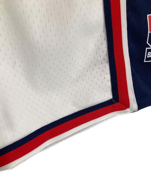 MITCHELL & NESS（ミッチェルアンドネス）MITCHELL & NESS (ミッチェルアンドネス) バスケットパンツ ホワイト サイズ:44の古着・服飾アイテム