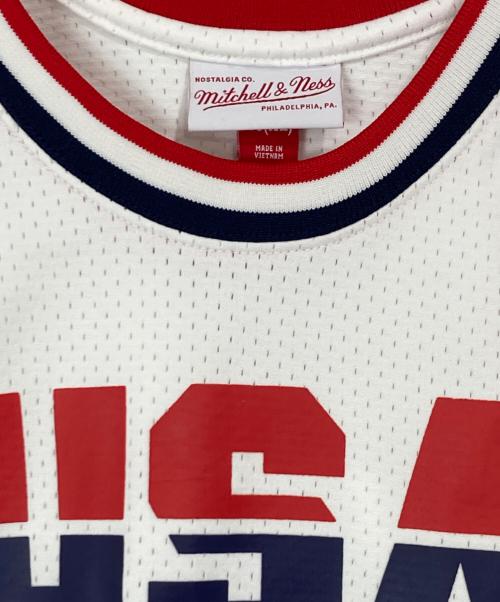 MITCHELL & NESS（ミッチェルアンドネス）MITCHELL & NESS (ミッチェルアンドネス) ゲームシャツ ホワイト サイズ:48の古着・服飾アイテム