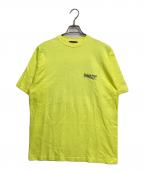 BALENCIAGAバレンシアガ）の古着「キャンペーンロゴTシャツ」｜イエロー