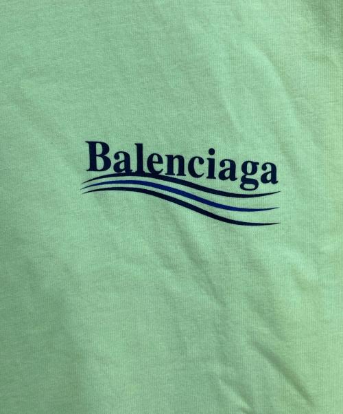 BALENCIAGA（バレンシアガ）BALENCIAGA (バレンシアガ) キャンペーンロゴTシャツ イエロー サイズ:XSの古着・服飾アイテム