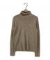 MAISON KITSUNE（メゾンキツネ）の古着「FOX HEAD PATCH FITTED TURTLENECK」｜ブラウン