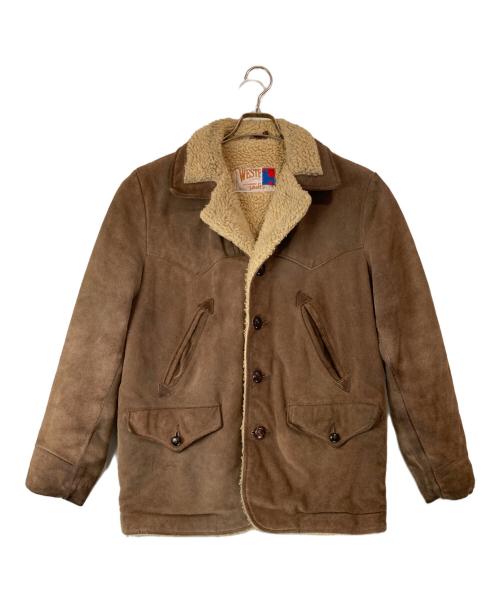 WESTERN by schott（ウェスタンバイショット）WESTERN by schott (ウェスタンバイショット) ランチコート ブラウン サイズ:36の古着・服飾アイテム