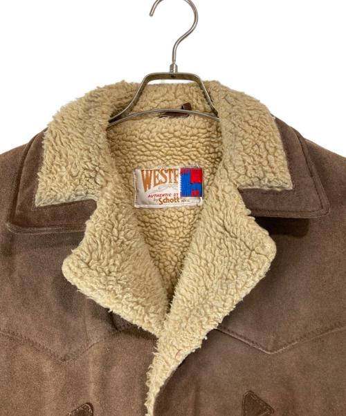 WESTERN by schott（ウェスタンバイショット）WESTERN by schott (ウェスタンバイショット) ランチコート ブラウン サイズ:36の古着・服飾アイテム