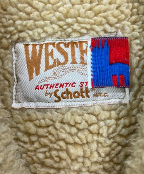 WESTERN by schott（ウェスタンバイショット）WESTERN by schott (ウェスタンバイショット) ランチコート ブラウン サイズ:36の古着・服飾アイテム