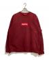 Supreme（シュプリーム）の古着「Box Logo Crewneck」｜ワインレッド