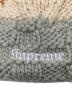 中古・古着 Supreme (シュプリーム) BLOCK KNIT BEANIE ベージュ：9000円