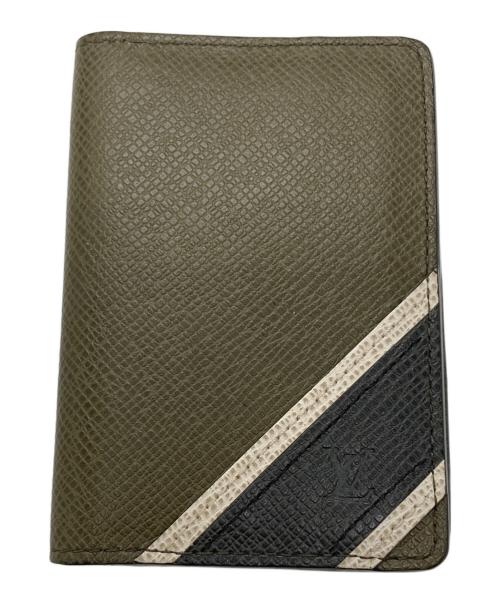 LOUIS VUITTON（ルイ ヴィトン）LOUIS VUITTON (ルイ ヴィトン) カードケース グリーンの古着・服飾アイテム