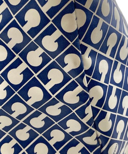 GHERARDINI（ゲラルディーニ）GHERARDINI (ゲラルディーニ) スタッズハンドル2WAYバッグ ブルーの古着・服飾アイテム