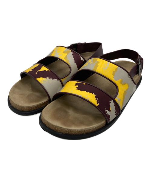 VALENTINO GARAVANI（ヴァレンティノ・ガラヴァーニ）VALENTINO GARAVANI (ヴァレンティノ・ガラヴァーニ) ストラップサンダル バーガンディー サイズ:42の古着・服飾アイテム